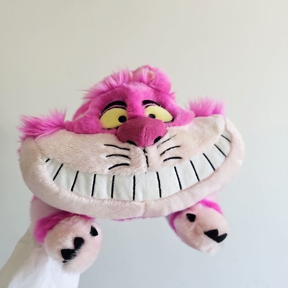 Disney Store Exclusive Cheshire Cat Soft Plush Figure Alice in Wonderland 20" - Picture 10 of 16
